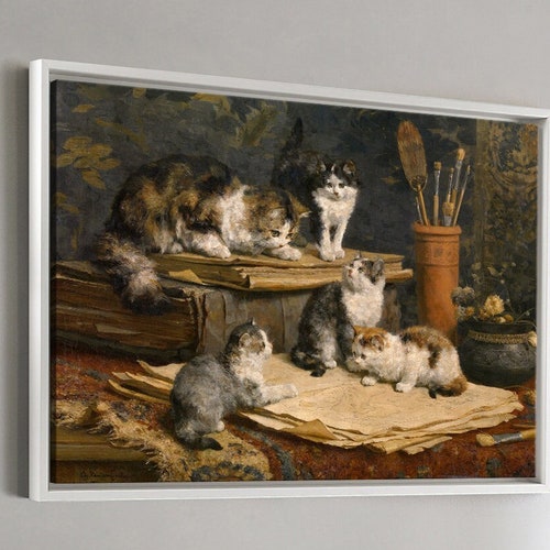 Charles Van den Eycken,The Busybody,large wall art,framed wall art,canvas wall art,large shops canvas,M3348