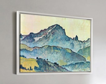 Ferdinand Hodler,Le Grand Muveran Berner Alpen 1912,large wall art,framed wall art,canvas wall art,large canvas,M3715