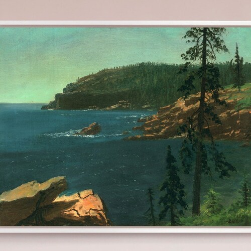 Albert Bierstadt,California Coast,large wall art,framed shops wall art,canvas wall art,large canvas,M2993