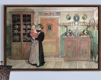□Carl Larsson□Between Christmas＆NewYear□ Carl Larsson,between Christmas and New Year,art Prints