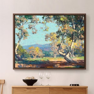Edgar Payne,Santa Paula Sycamores,large wall art,framed wall art,canvas wall art,large canvas,M3547