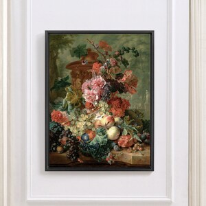 Jan van Huysum,Fruit Piece, 1722,large wall art,framed wall art,canvas wall art,large canvas,M6108