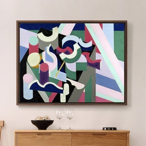 Patrick Henry Bruce,Still Life, Circa 1924 Oil And Graphite On Canvas,Wall Art Abstract,large wall art,framed wall art,canvas wall art,M4721