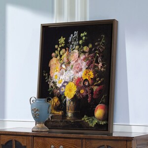 Jean Francois Garneray,Flowers,Still Life,large wall art,framed wall art,canvas wall art,large canvas,M6142