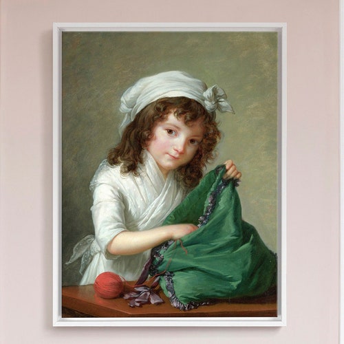 Elisabeth Louise Vigee Le Brun,Mademoiselle Brongniart,large wall art,framed shops wall art,canvas wall art,large canvas,M5598