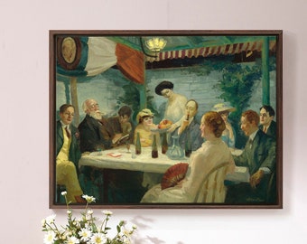 John Sloan,Yeats at Petitpas',large wall art,framed wall art,canvas wall art,large canvas,M4453