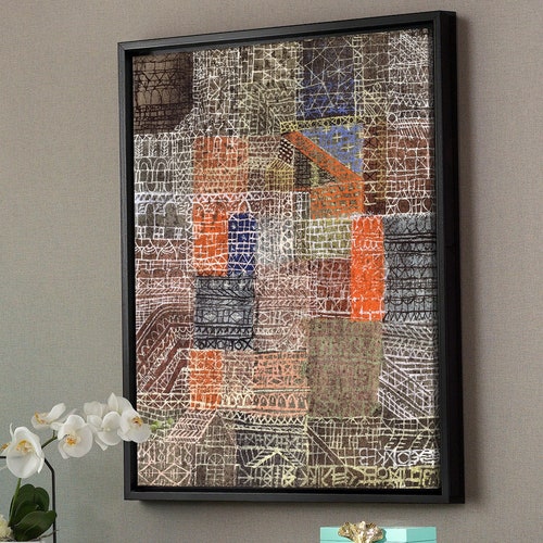 Paul Klee,Structural II, shops 1924,Abstract Wall Art,large wall art,framed wall art,canvas wall art,large canvas,M6549