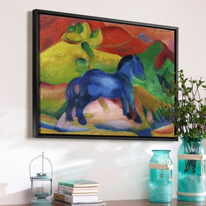 Franz Marc,Little Blue Horse, 1912,large wall art,framed wall art,canvas wall art,large canvas,M3787