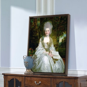 Sir Joshua Reynolds,A Portrait Of Dorothy Vaughan,Countess Of Lisburne,large wall art,framed wall art,canvas wall art,large canvas,M6755