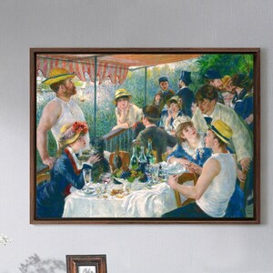 Pierre-Auguste Renoir,Luncheon Of The Boating Party,Canvas Print,Canvas Art,Canvas Wall Art,Large Wall Art,Framed Wall Art,P1351