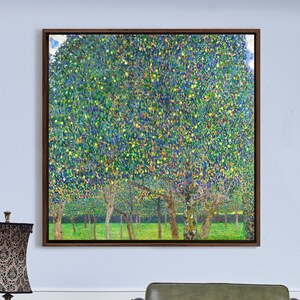 Gustav Klimt,Pear Tree,Pear Garden Scenery,Canvas Print,Canvas Art,Canvas Wall Art,Large Wall Art,Framed Wall Art,P2703
