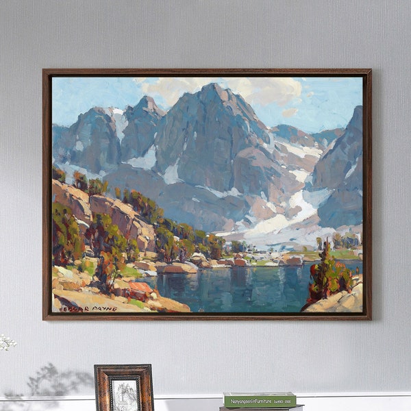 Edgar Payne,Kearsage Peaks, High Sierras,Large Wall Art,Framed Wall Art,Canvas Wall Art,Large Canvas,M3541