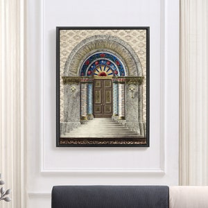 Lucien Henry,Door for Australian Technical College,Architectural drawings,canvas print,canvas art,canvas wall art,large wall art,p550