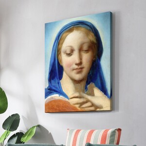 Jean-Auguste-Dominique Ingres,Virgin,large wall art,framed wall art,canvas wall art,large canvas,M6166