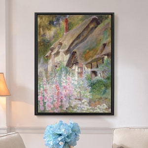 David Woodlock,Anne Hathaways Cottage,large wall art,framed wall art,canvas wall art,large canvas,M5543