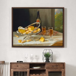 John F. Francis,Still Life with Silver Cake Basket,Bread wine still life,canvas print,canvas art,canvas wall art,large wall art,framed,p1165