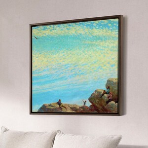 Charles Courtney Curran,The Hawk,large wall art,framed wall art,canvas wall art,large canvas,M6986