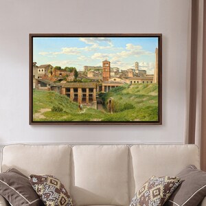 Christoffer Wilhelm Eckersberg,View of the Cloaca Maxima, Rome,canvas print,canvas art,canvas wall art,large wall art,framed wall art,p1607