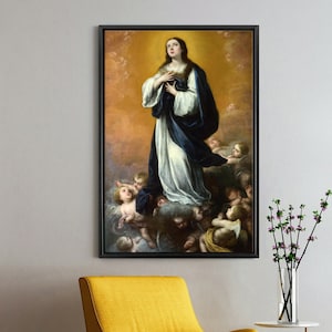 Bartolome Esteban Murillo,The Immaculate Conception of the Virgin,large wall art,framed wall art,canvas wall art,large canvas,M2282