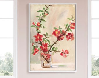 Georgia O&#39;Keeffe,Vase Of Flowers, 1903,Large Wall Art,Framed Wall Art,Canvas Wall Art,Large Canvas,M2447