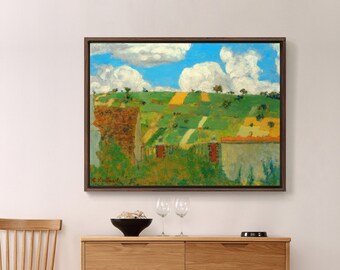 Edouard Vuillard,landscape of the Ile-de-france,field Landscape