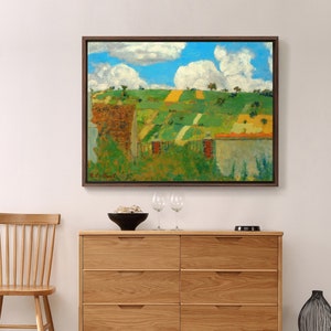 Edouard Vuillard,landscape of the Ile-de-france,field Landscape