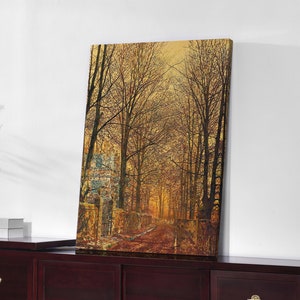 John Atkinson Grimshaw,In the Golden Olden Time,large wall art,framed wall art,canvas wall art,large canvas,M6204