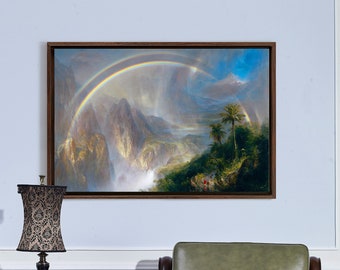 Frederic Edwin Church,Rainy Season In The Tropics,Canvas Print,Canvas Art,Canvas Wall Art,Large Wall Art,Framed Wall Art,P1702