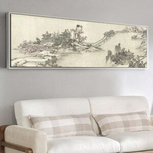 Shen Yuan,Along the River During the Qingming Festival 6,Chinese Painting,bedroom wall art,Large Wall Art,Framed Wall Art,T145