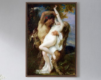 Alexandre Cabanel,Nymph Abducted by a Faun,large wall art,framed wall art,canvas wall art,large canvas,M2193