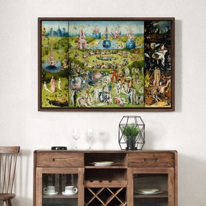 Hieronymus Bosch,The Garden Of Earthly Delights,Canvas Print,Canvas Art,Canvas Wall Art,Large Wall Art,Framed Wall Art,P1745