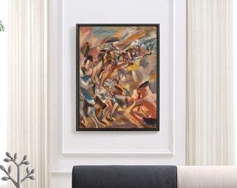 Jules Pascin, Characters in Cuba,Abstract art,canvas print,canvas art,canvas wall art,large wall art,framed wall art,p541