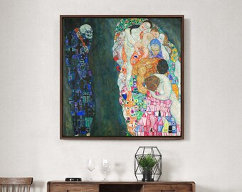 klimt death and life etsy