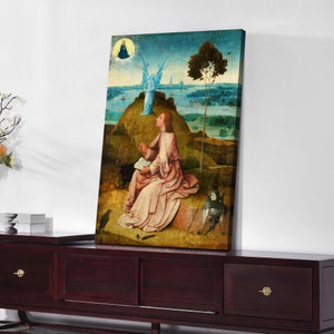 Hieronymus Bosch,Saint John On Patmos,Canvas Print,Canvas Art,Canvas Wall Art,Large Wall Art,Framed Wall Art,P2246