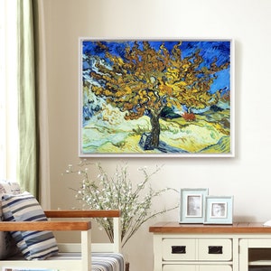 Vincent Van Gogh,The Mulberry Tree ,A Tree In Autumn,Canvas Print,Canvas Art,Canvas Wall Art,Large Wall Art,Framed Wall Art,P1465