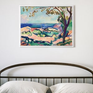 Henri Matisse,The Sea Seen From Collioure,,Canvas Print,Canvas Art,Canvas Wall Art,Large Wall Art,Framed Wall Art,P1097