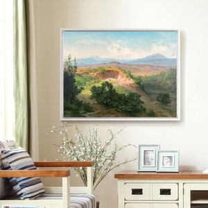 Cleofas Almanza, Cañada del Chorro de San Pedro in Jalapa, canvas print, canvas kunst, canvas kunst aan de muur, grote kunst aan de muur, ingelijste kunst aan de muur, p924