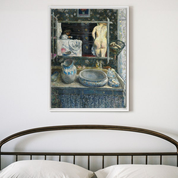 Pierre Bonnard,Mirror above a Washstand,canvas print,canvas art,canvas wall art,large wall art,framed wall art,p612