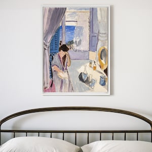 Henri Matisse,Interior, Nice,Woman With Makeup,Canvas Print,Canvas Art,Canvas Wall Art,Large Wall Art,Framed Wall Art,P485