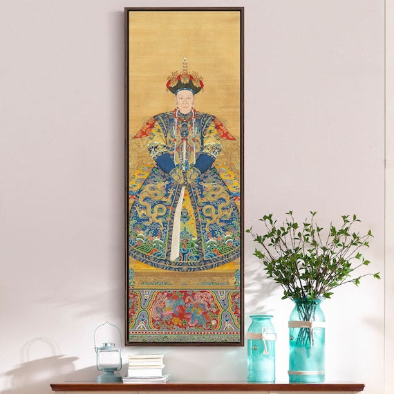 Chinese Art,empress Xiaoshengxian Ii,china Empress,vertical Narrow