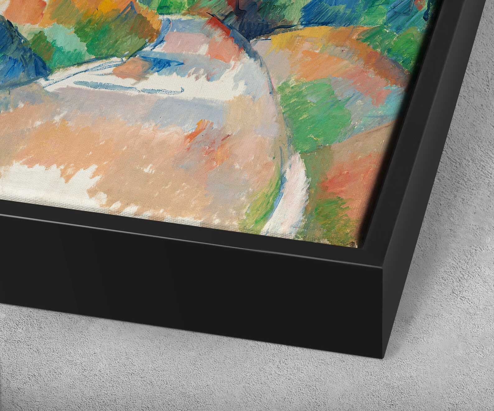 Paul Cézanne,the Bend in the Road,country Road Scenery,canvas Print ...