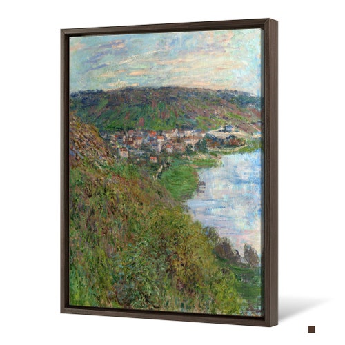 Claude shops Monet,View of Vétheuil,large wall art,framed wall art,canvas wall art,large canvas,M5517