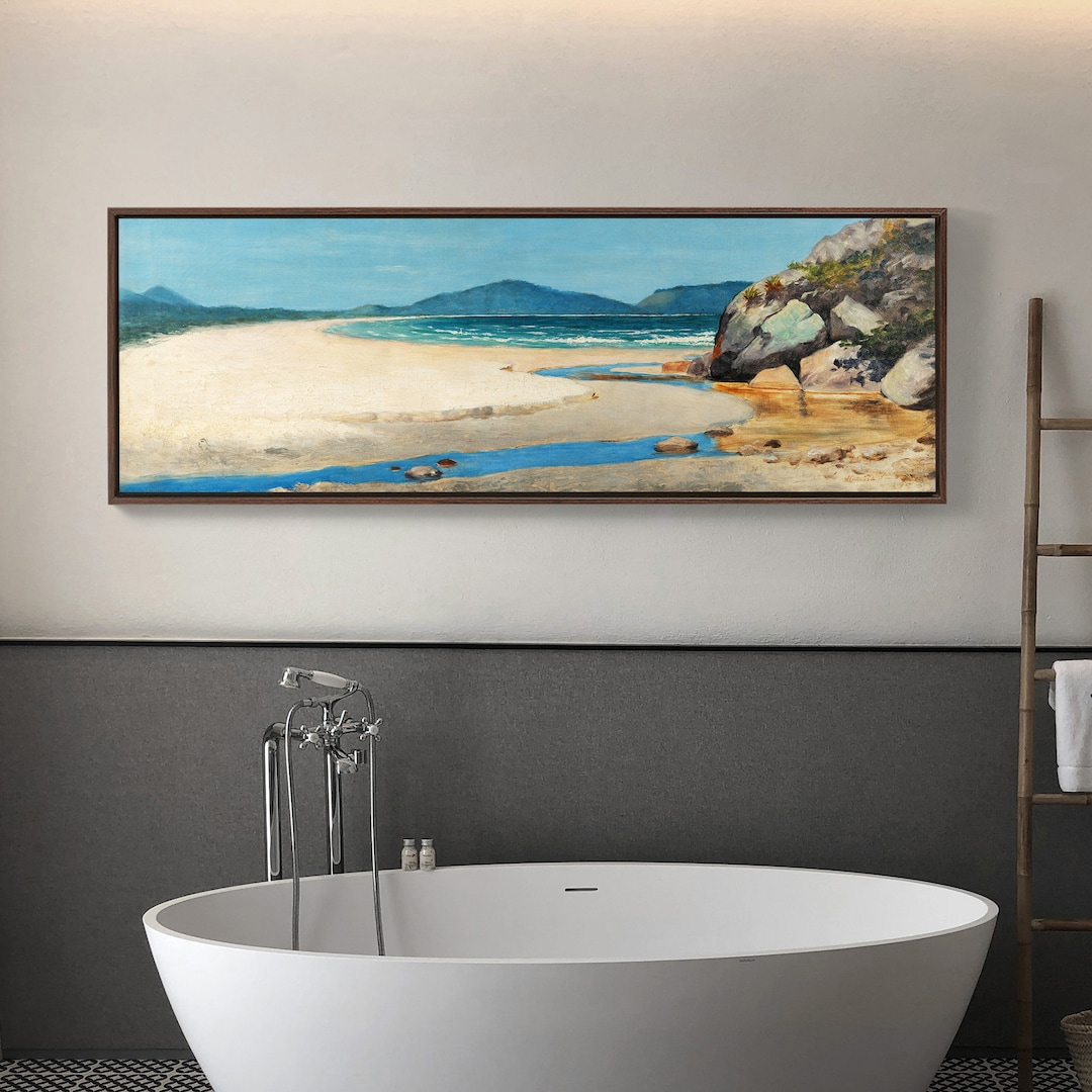 Blue Sea View, Coastal View, Bathroom Wall Art,canvas Print,canvas Art ...