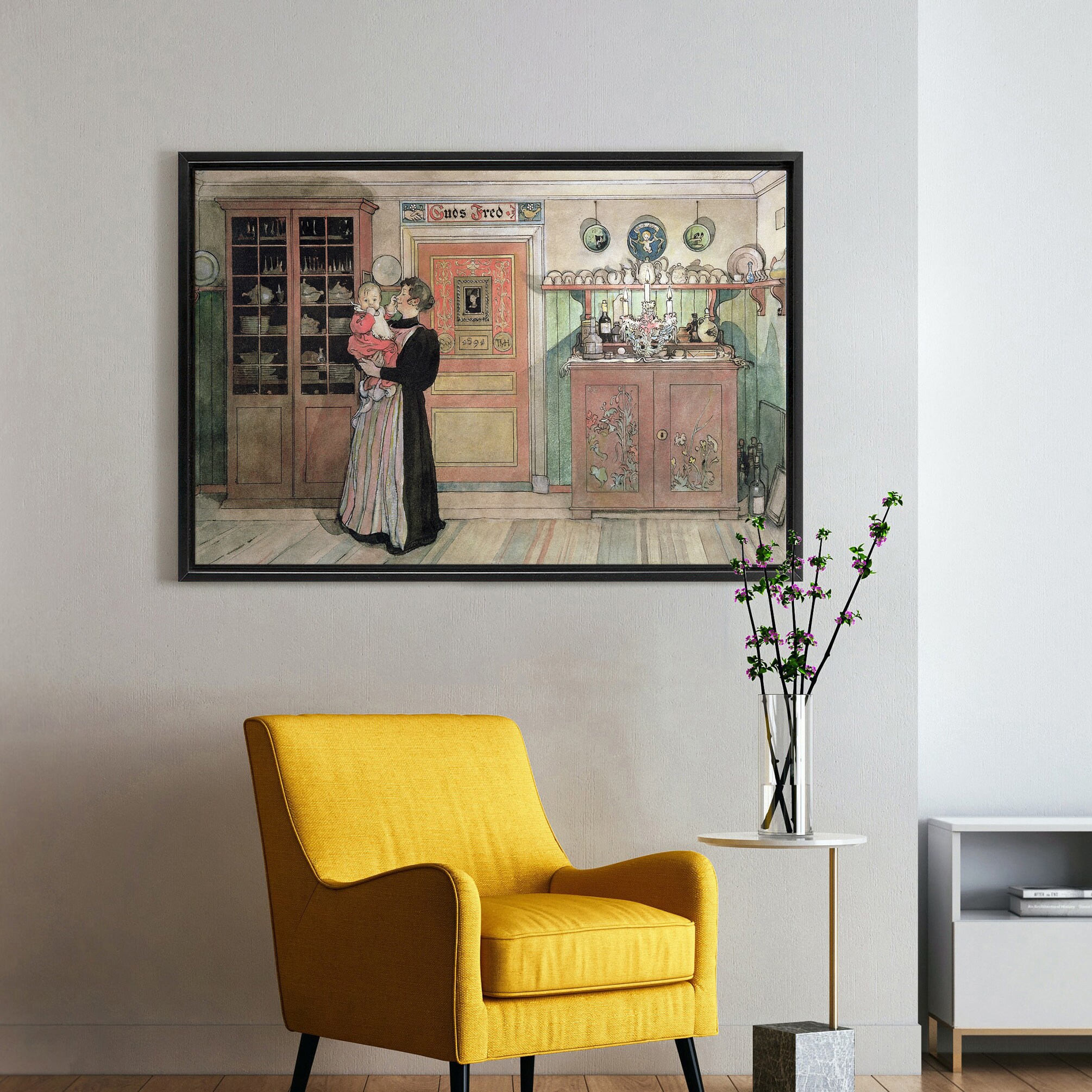 Carl Larsson,between Christmas and New Year,large Wall Art