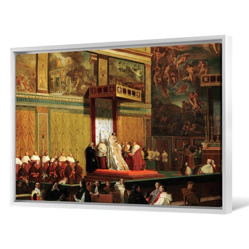 Jean-Auguste-Dominique Ingres,Pope Pius VII in the Sistine Chapel, 1814,large wall art,framed shops wall art,canvas wall art,large canvas,M4328
