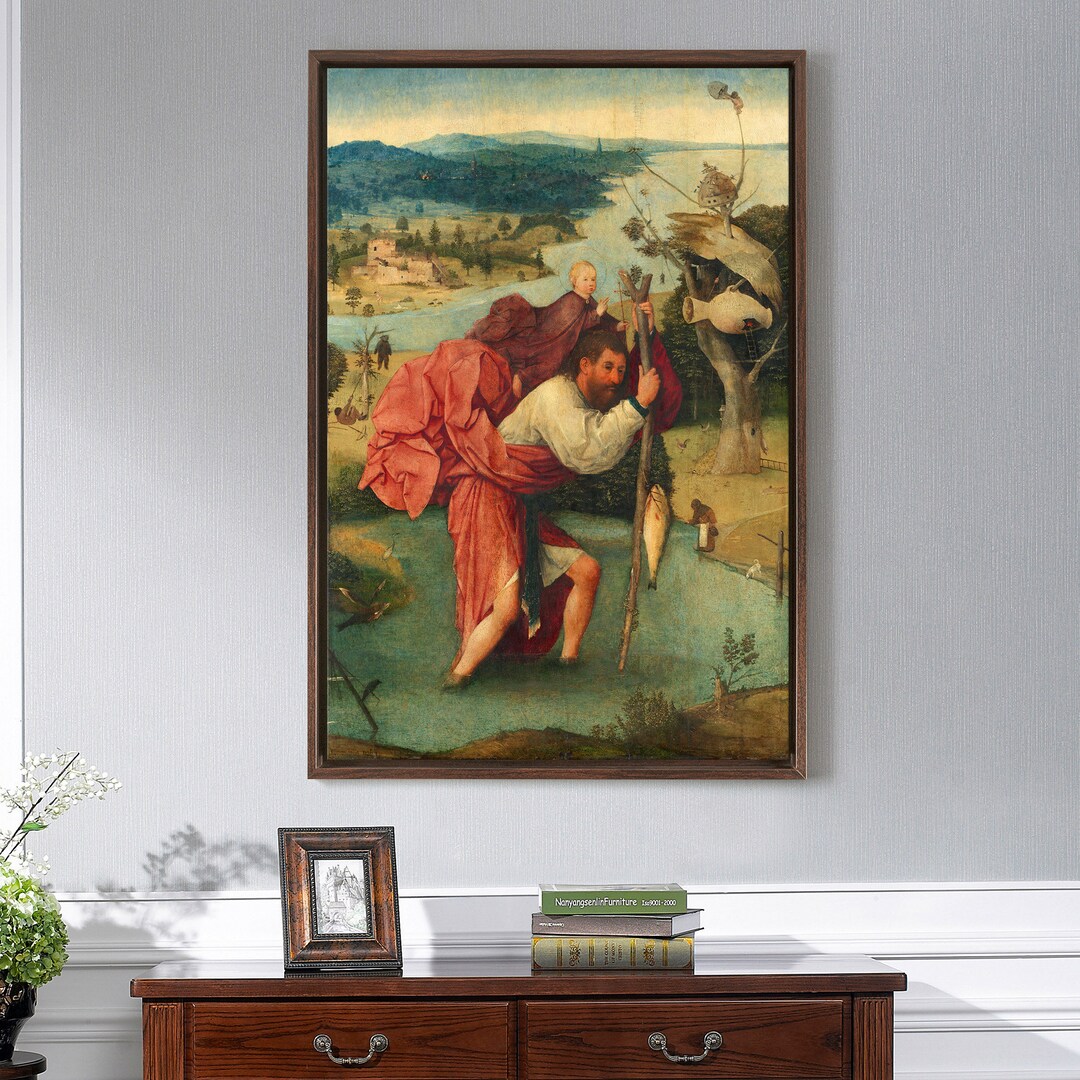 Hieronymus Bosch,saint Christopher,canvas Print,canvas Art,canvas Wall ...