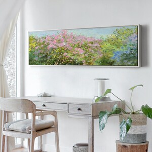 Claude Monet,Lilac in the sun,Flower tree,canvas print,canvas art, canvas wall art,extra large canvas art,large canvas wall art p49