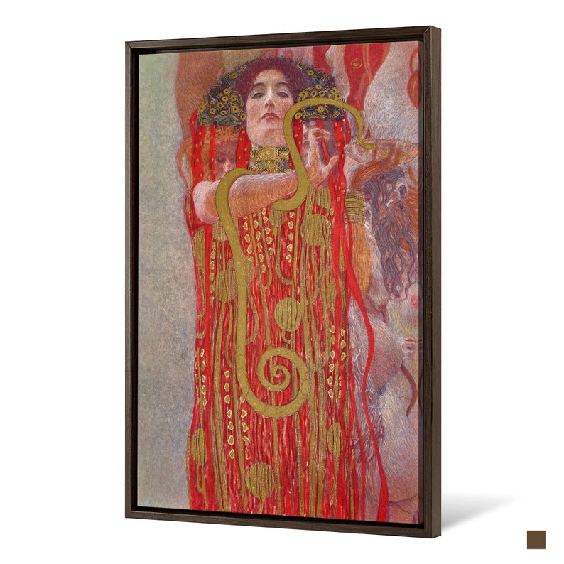Gustav Klimt,Hygieia,Gustav Klimt,The gleanings,canvas print,canvas art,canvas wall art,large wall art,framed wall art,p2229