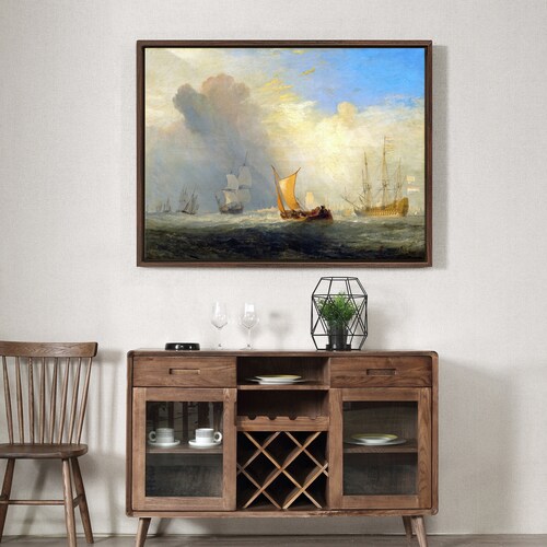 Joseph Mallord William Turner,Rotterdam Ferry-Boat, 1833,large shops wall art,framed wall art,canvas wall art,large canvas,M4478