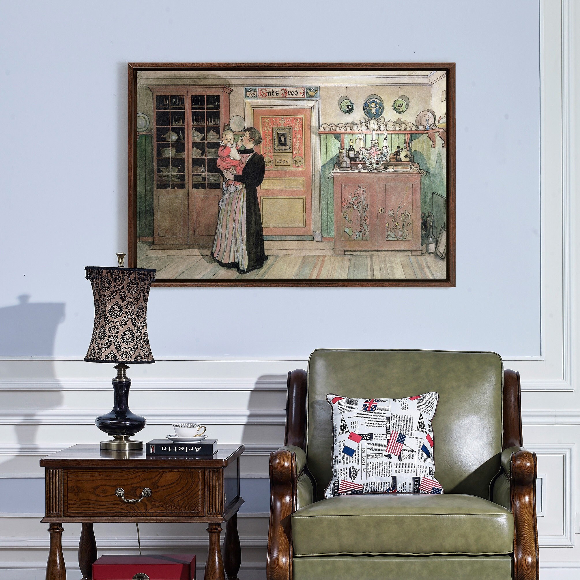 Carl Larsson,between Christmas and New Year,large Wall Art